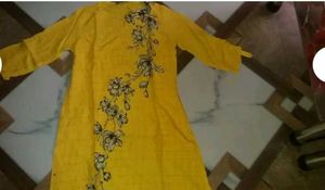 xl Bright Yellow Kurti