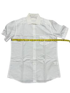 White Striped Short Sleeve Shirt