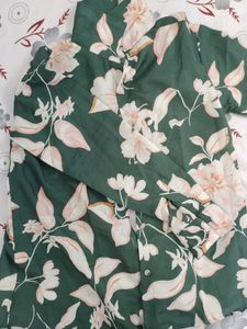 Floral Print Button-Up Shirt