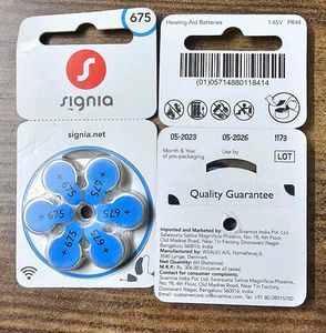 Hearing Aid Batteries Pack Of 6  PC