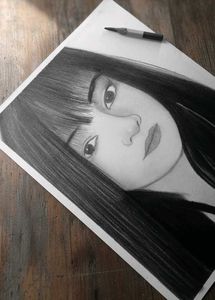 Framed Portrait Sketch