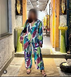 Leaf Print Co-ord Set