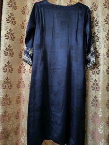 Floral Print satin Kurti Dress