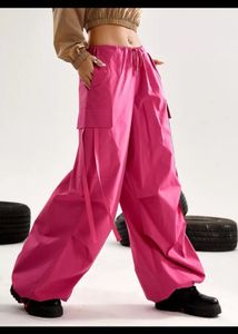 Pink Parachute Pants