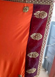 Women Embroidered Saree