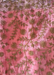 Organza Fancy Pink Suit