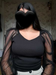 Trendy Black Top For Women 🖤