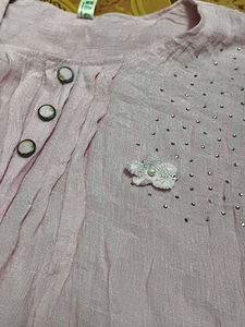 Pink Embellished Top