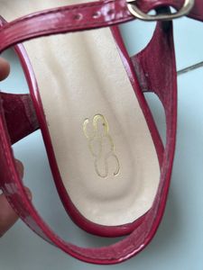 Red Slingback Flats- Mary Jane
