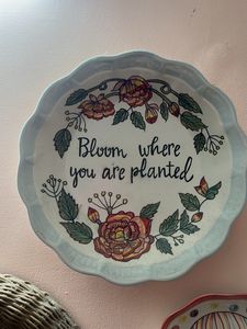 Motivational Quote Wall Plate