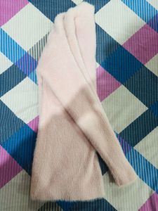 Cute Pink Fuzzy Sweater