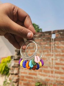 Cowrie Shell Dangle Earrings