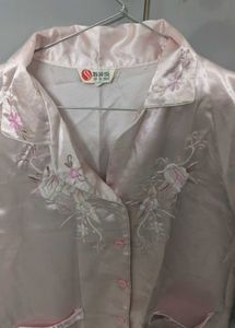 Floral Embroidered Vest