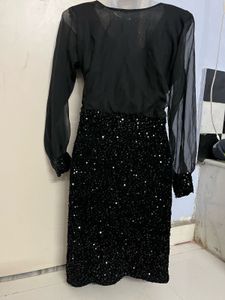 Pintrest Sparkly Black Party Dress