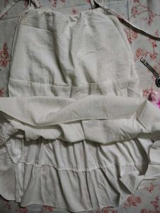White Mini Sleeveless Sundress