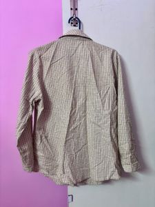 Vintage Plaid Button-Up Shirt