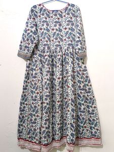 Floral Printed Anarkali Suit 🎀