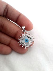 925 Silver Evil Eye Mop Pendant