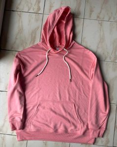 Unisex Pink Pullover Hoodie