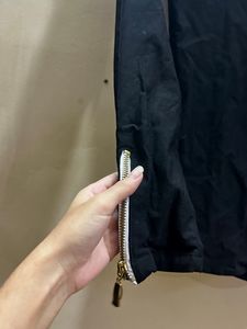 Black Chain Jacket Top