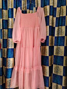 Baby Pink Floral Dress...