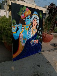 Radha Krishna Painting