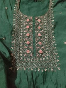 Green kurta set