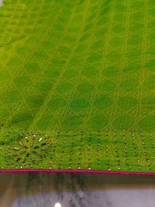 Saree With Blouse 💚
