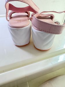Colo Pink Wedge Heels