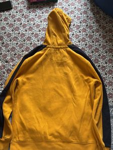Printed Mustard Hoodie