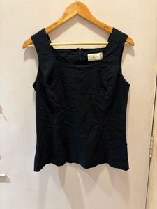 Square Neck Black Corset Strachable Top