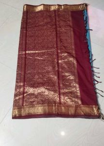 Cotton Silk Pure Gadwal Saree