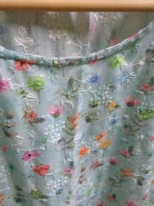 Embroidery Work Cloth,Which Stitched Long Gown