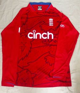 Red England Cricket Jersey