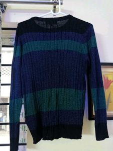 HER Women&#39;s Striped Knit Sweater