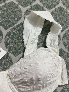 Trendyol White Bralette Top, Bust- 38/36