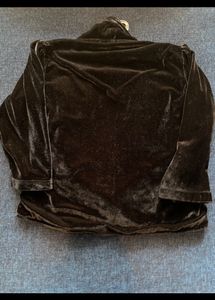 Girls Black Single Breasted Blazer