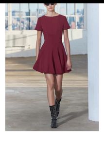 Burgundy Zara Dress