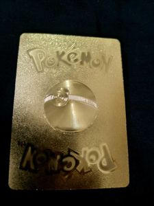 Gold Pokemon Card