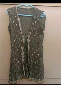 lehnga choli with shrug