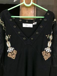 Black tunic (free size/stretchable)