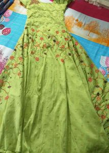 Elegant Green Ethnic Gown