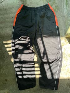 Black & Orange Track Pants