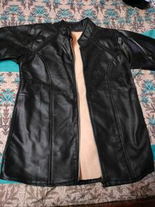 Black Faux Leather Jacket