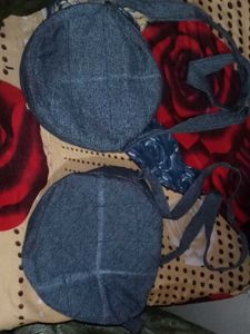 Handmade Denim Sling Bags (Set of 2)