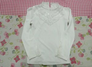 White Embellished Top