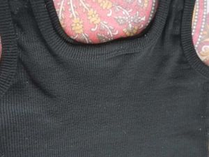 Black Ribbed Tank Top