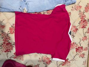 Pink Nike Ringer Tee