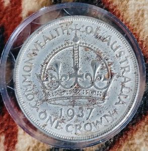 1937 Australian One Crown Replica.