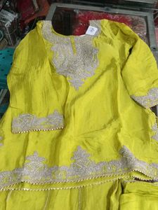 Lime Green Salwar Kameez